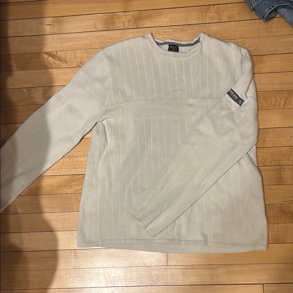 Nautical crew neck